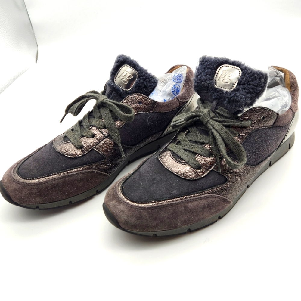 Paul Green Fleece Lined Sneaker Gray/Silver